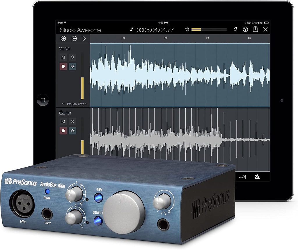 Presonus AudioBox iOne 2x2 USB/iPad Recording System