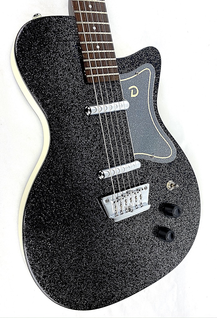 Danelectro 56 Baritone, Black Metal Flake