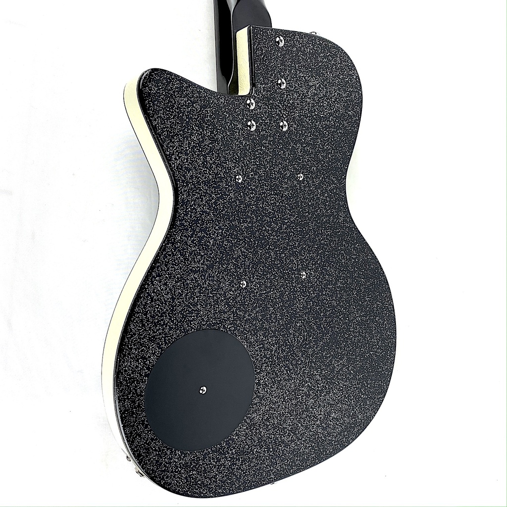 Danelectro 56 Baritone, Black Metal Flake