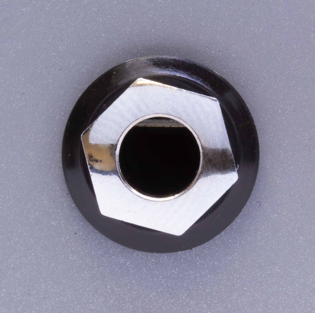 Cliff Bezel for S4 Jack Socket, Black