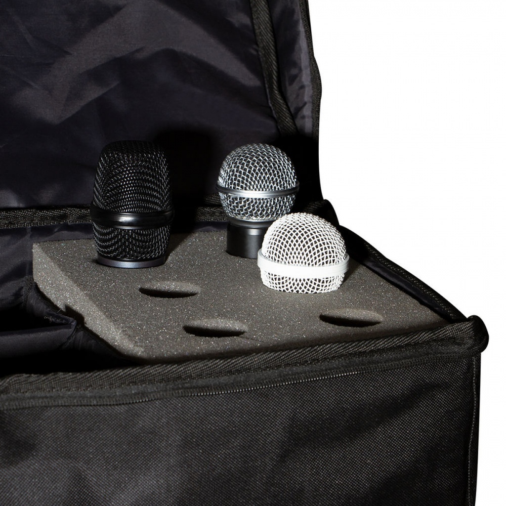 On-Stage MB7006 Mic Bag for 6 Mics and Accessories