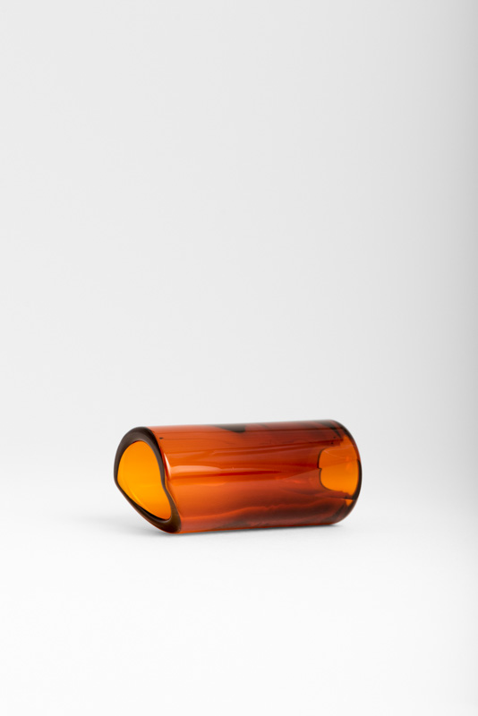 The Rock Slide, Medium Glass, Amber