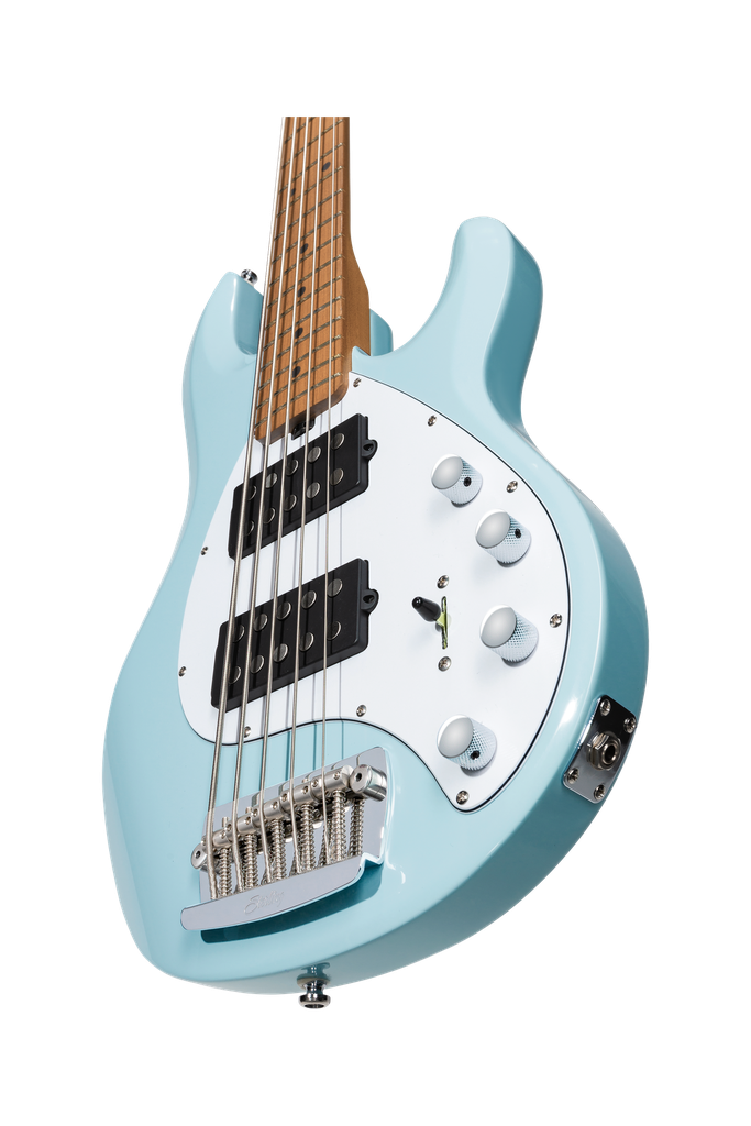 Sterling by Music Man StingRay 5 HH RAY35HH, Daphne Blue