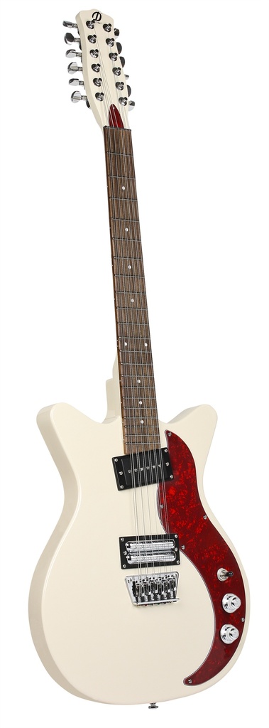 Danelectro 59X 12-String Electric Guitar, Vintage Cream