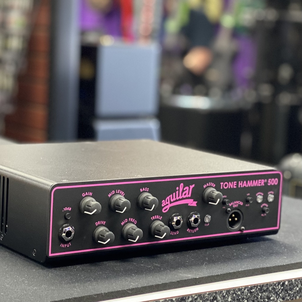 Aguilar Tone Hammer 500 Bass Head, Breast Cancer Awareness Edition
