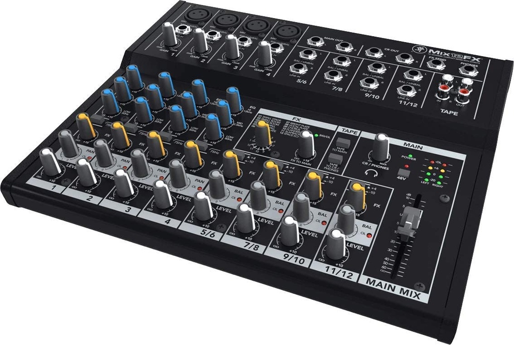 Mackie Mix12FX 12-Channel Compact Mixer with Effects