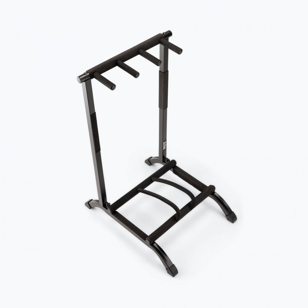On-Stage Stands Three-Space Foldable Multi-Guitar Rack