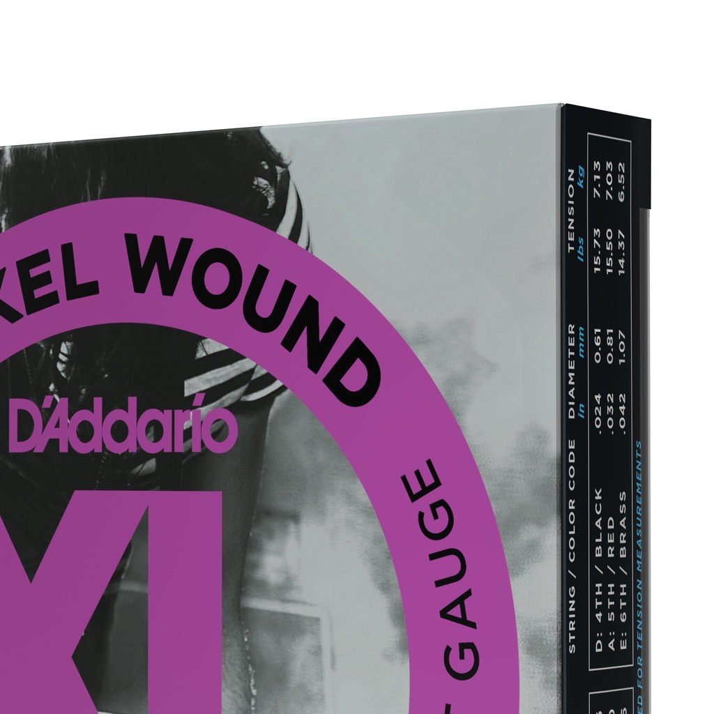 D'Addario XL Nickel Wound Electric Strings, Super Light, 9-42, EXL120-3D, 3 Pack