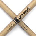 ProMark Classic Forward 2B Hickory Drumstick, Oval Nylon Tip