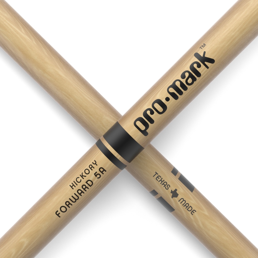 ProMark Classic Forward 5A Hickory Drumstick, Oval Nylon Tip