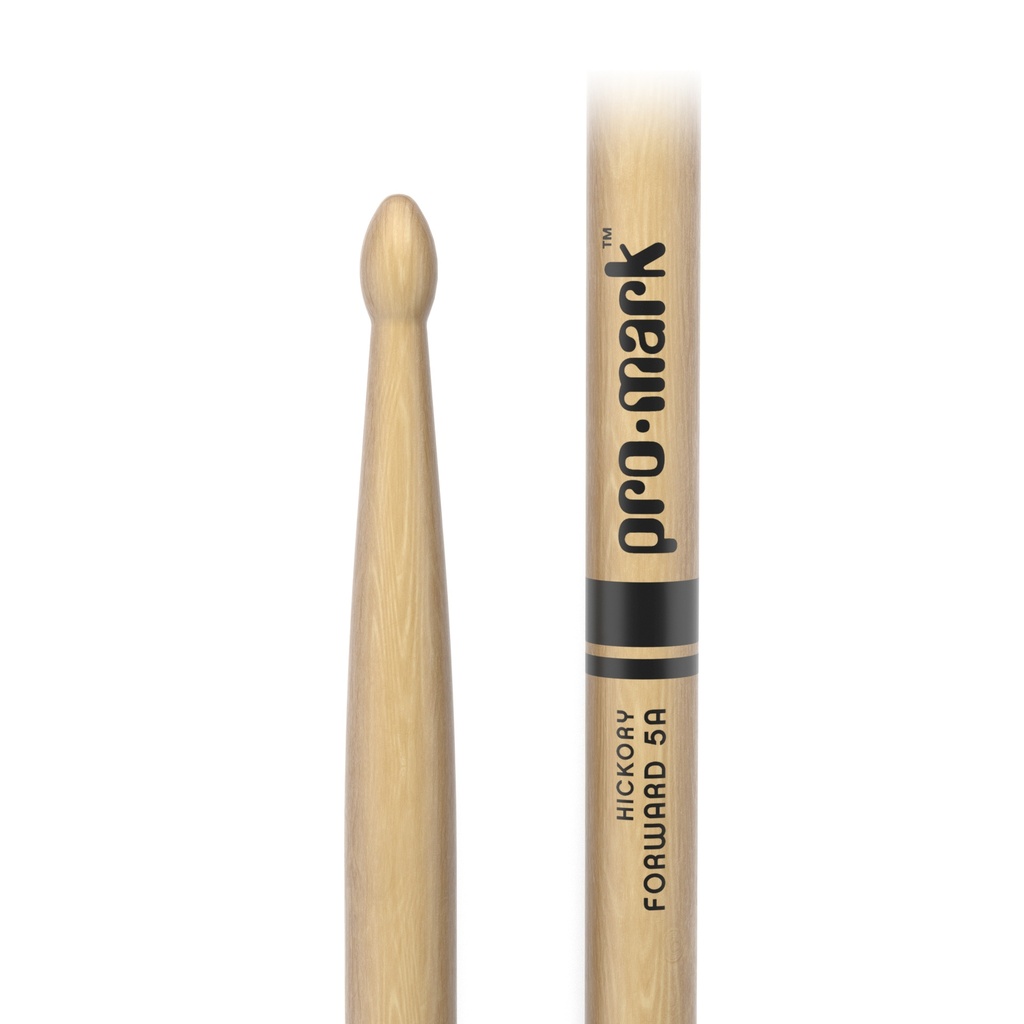 ProMark Classic Forward 5A Hickory Drumstick, Oval Wood Tip