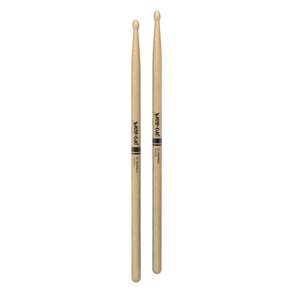 ProMark Classic Forward 5B Hickory Drumstick, Oval Wood Tip