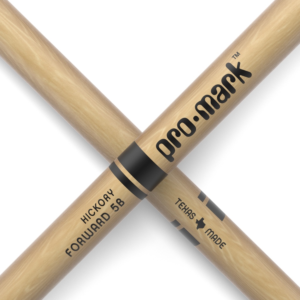 ProMark Classic Forward 5B Hickory Drumstick, Oval Wood Tip