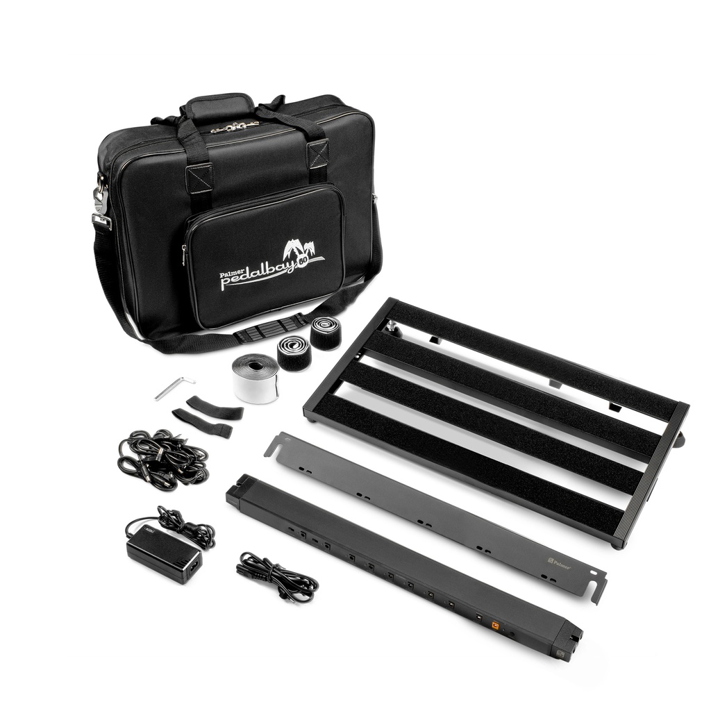 Palmer PEDALBAY® 40 - Lightweight Variable Pedalboard with Protective Softcase, 45 cm