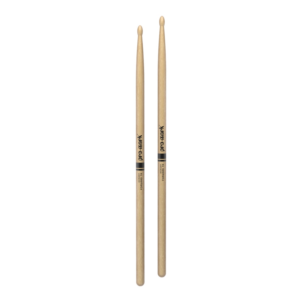 ProMark Classic Forward 7A Hickory Drumstick, Oval Wood Tip