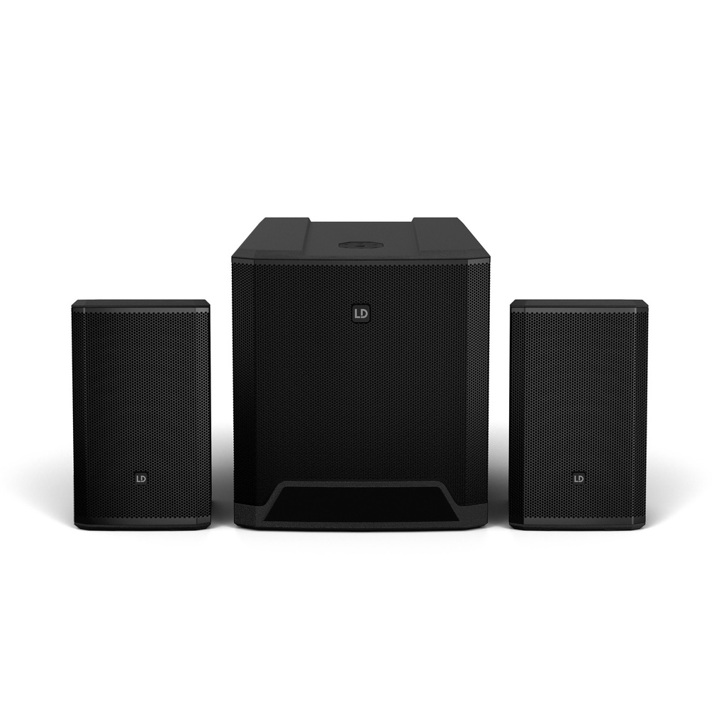 LD Systems DAVE 15 G4X - Compact 2.1 powered PA system