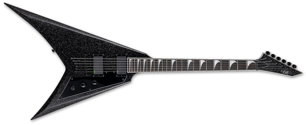 ESP Ltd KH-V Kirk Hammett Signature Guitar, Black Sparkle