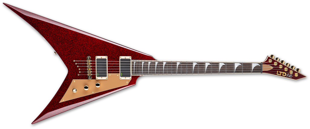 ESP Ltd KH-V Kirk Hammett Signature Guitar, Red Sparkle