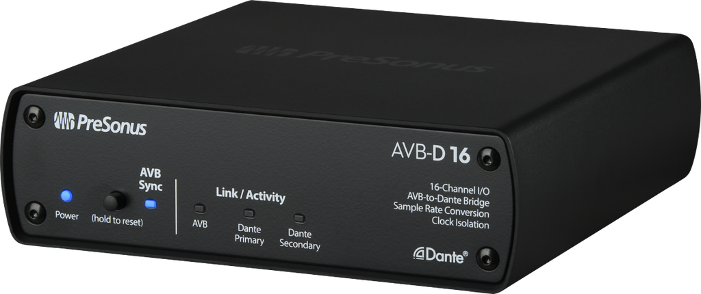 Presonus AVB-D16 16ch AVB to Dante Bridge