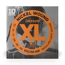 D'Addario 10-46 Regular Light, XL Nickel Electric Guitar Strings 10-Pack