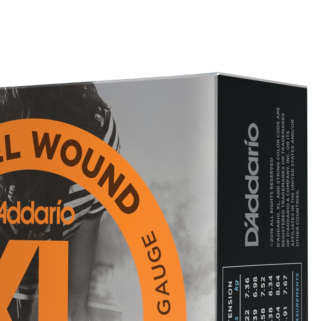 D'Addario 10-46 Regular Light, XL Nickel Electric Guitar Strings 10-Pack