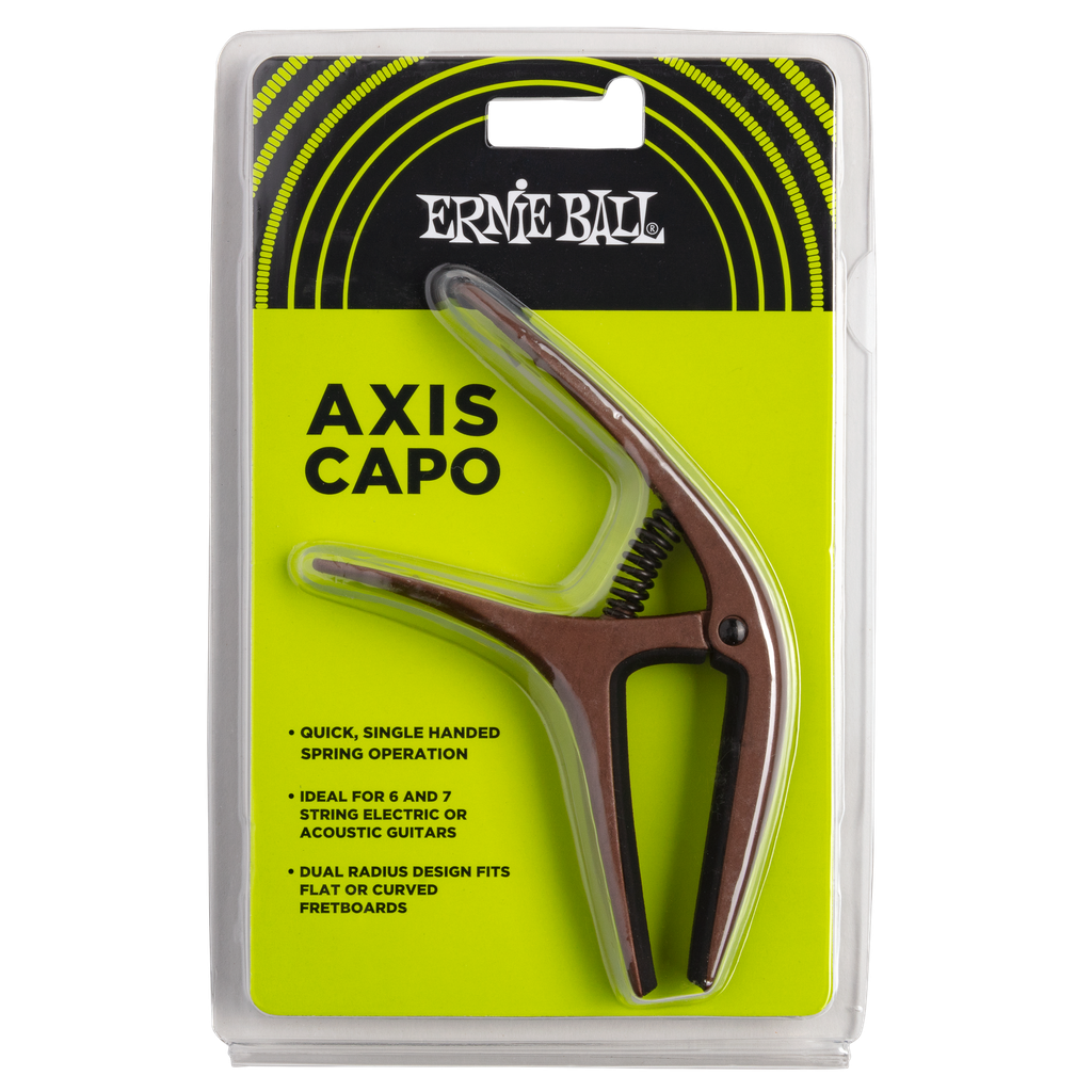 Ernie Ball Axis Dual Radius Capo, Bronze