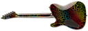 ESP Ltd Eclipse '87 Non-Trem, Rainbow Crackle