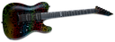 ESP Ltd Eclipse '87 Non-Trem, Rainbow Crackle