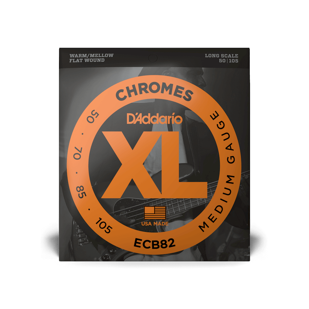 D'Addario 50-105 Medium, Long Scale, XL Chromes Bass Strings