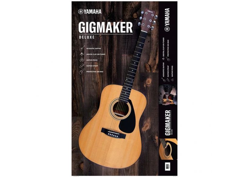 Yamaha Gigmaker Deluxe Acoustic Guitar Starter Pack