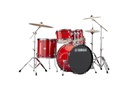 Yamaha RDP2F56W Rydeen Drum Kit with 22" Bass and Hardware, Hot Red