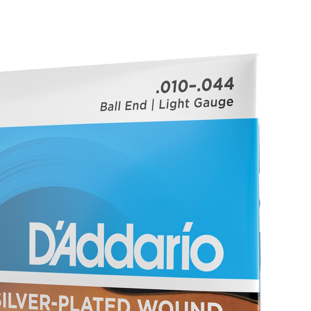 D'Addario 10-44 Light Ball End, Gypsy Jazz Acoustic Guitar Strings