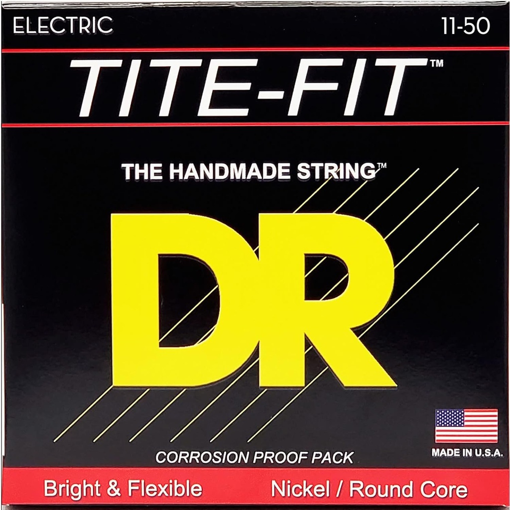 DR EH-11 Tite-Fit Electric Guitar Strings, 11-50