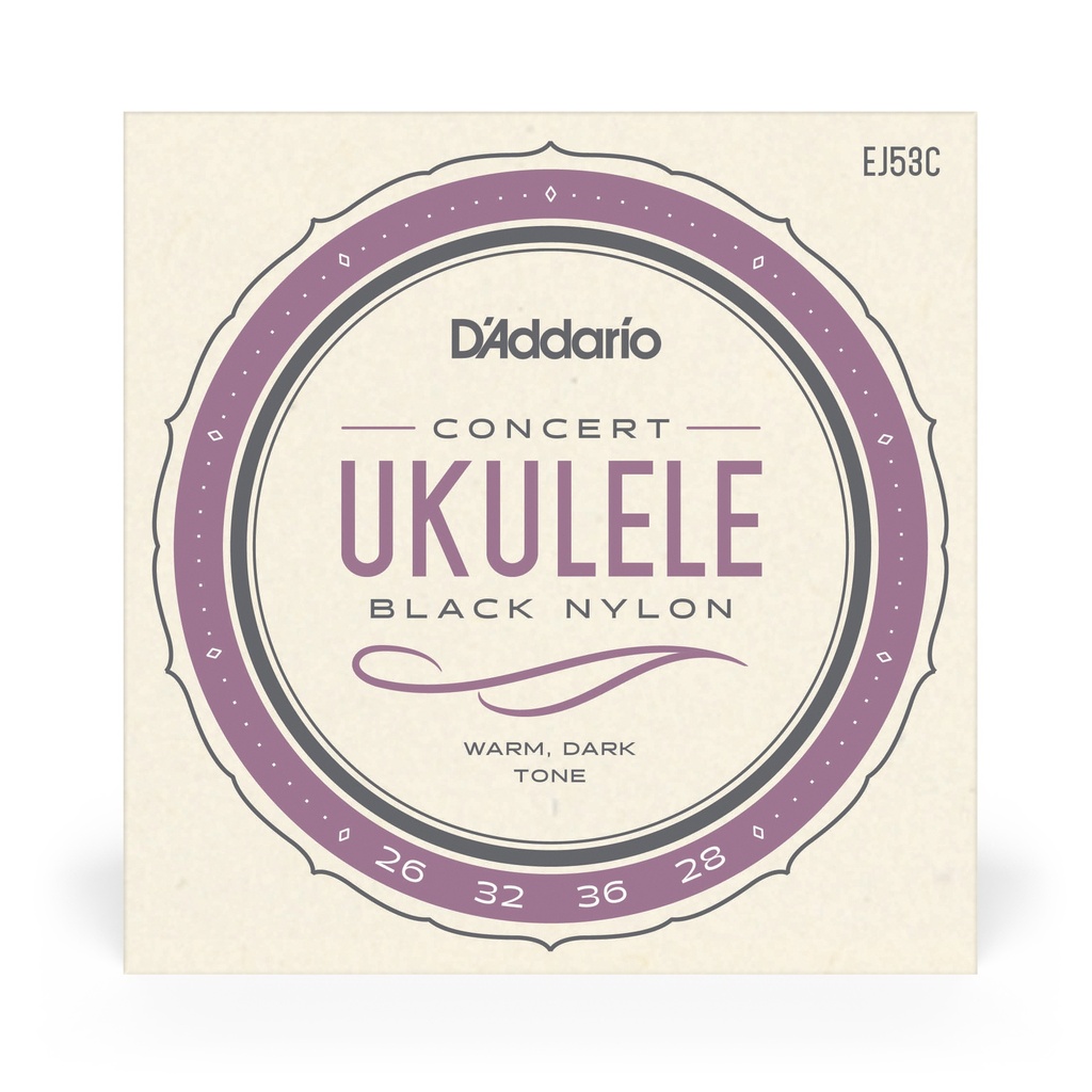 D'Addario EJ53C Pro-Arté Rectified Ukulele Strings, Hawaiian-Concert