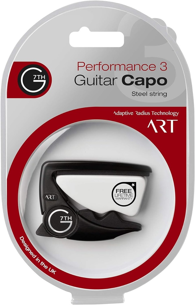 G7th Performance 3 ART Capo, Steel String, Satin Black