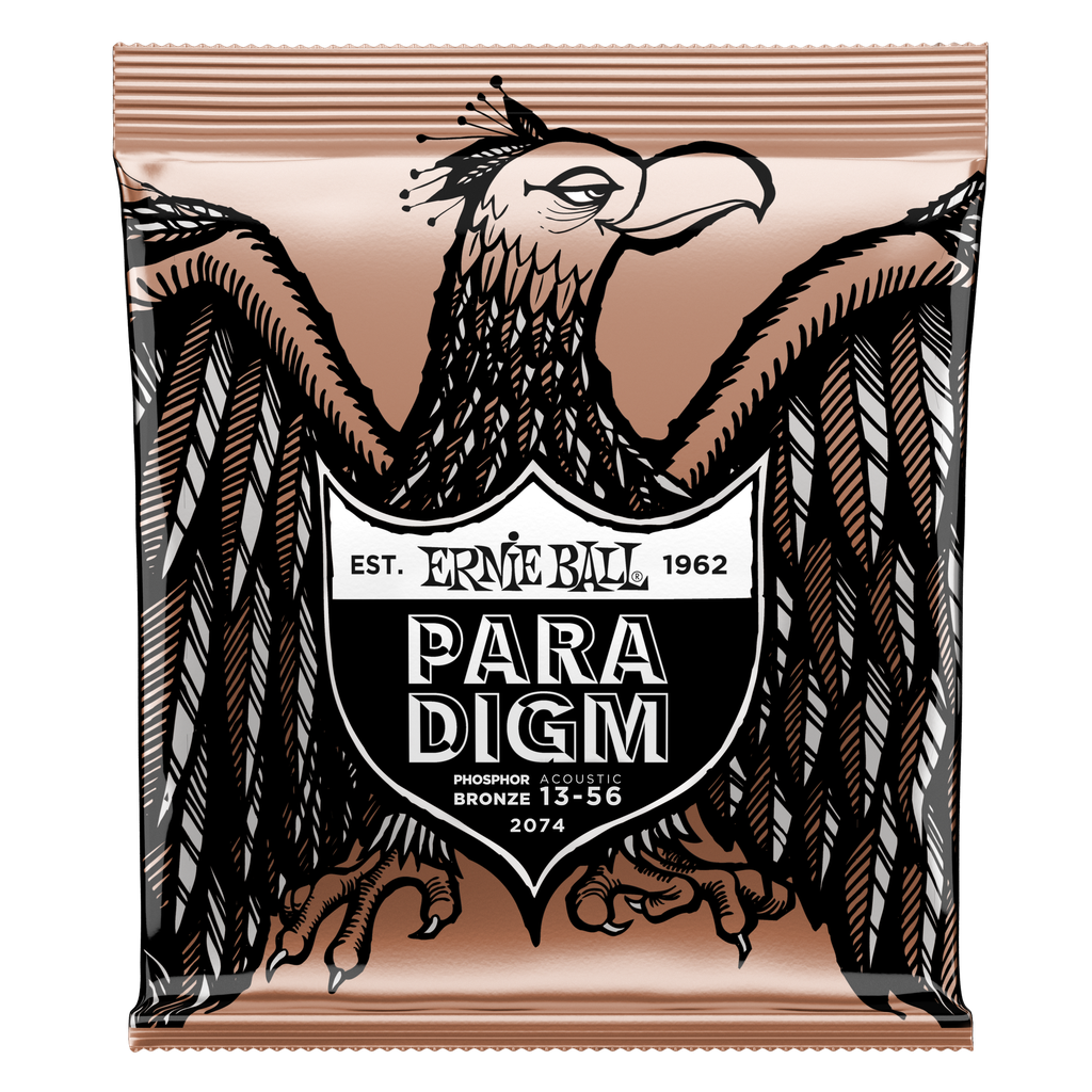 Ernie Ball Paradigm Medium Phosphor Bronze Acoustic Guitar Strings - 13-56 Gauge