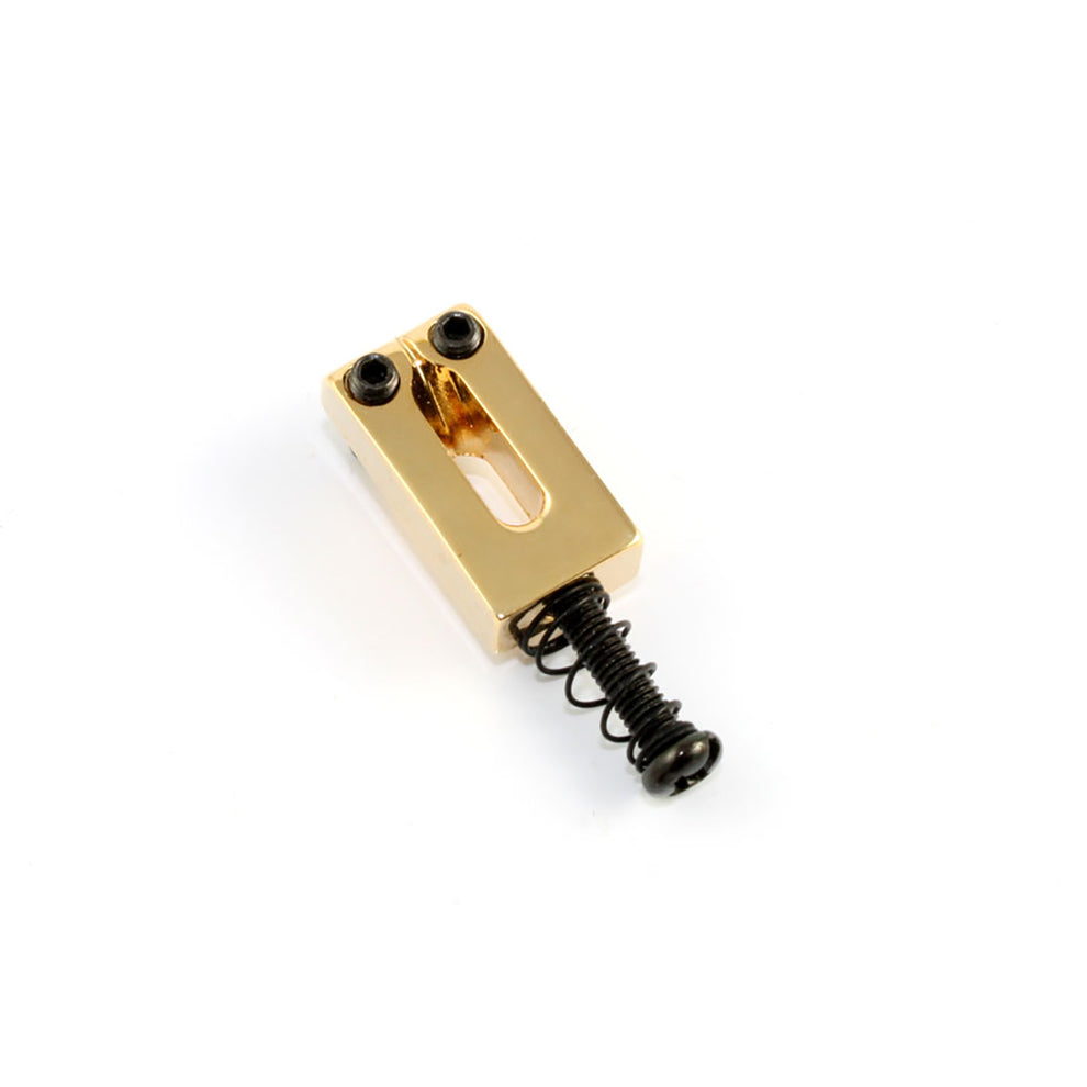 [BP-2333-002] Allparts BP-2333 Narrow Bridge Saddles for Stratocaster®, Gold