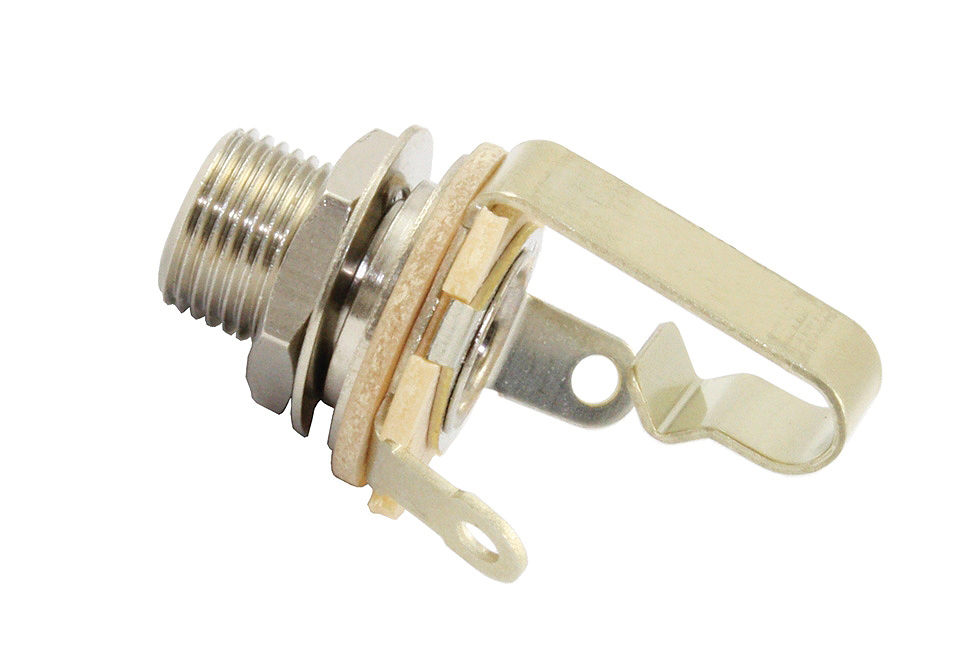 [EP-055L-000] Allparts EP-055L Switchcraft® 11 Long Thread Input Jack, Single item