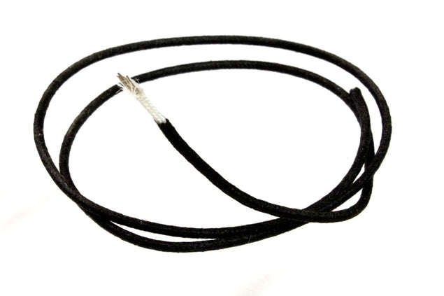 [GW-0820-023] Allparts GW-0820 Cloth Covered Stranded Wire, Black, 25 feet