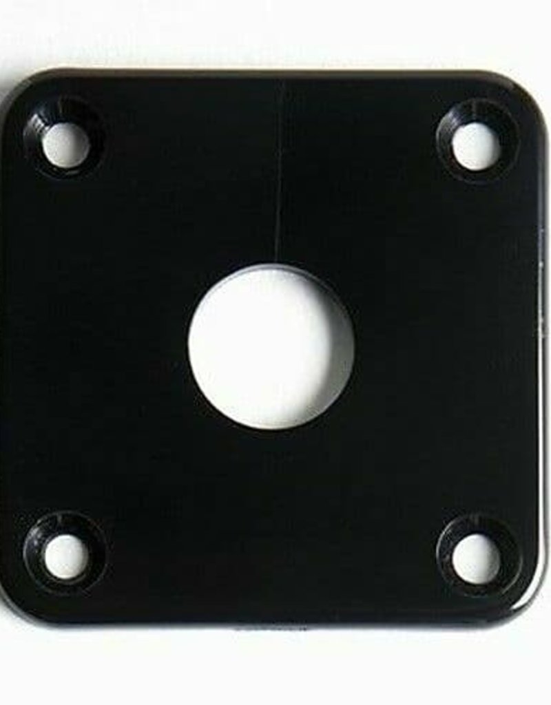 Allparts AP-0633 Gotoh Plastic Square Jackplate for Les Paul®, Black