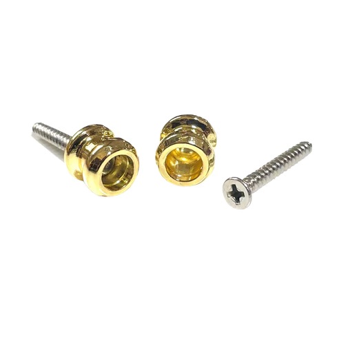 [AP-0682-002] Allparts AP-0682 Schaller-Style Strap Buttons, Gold