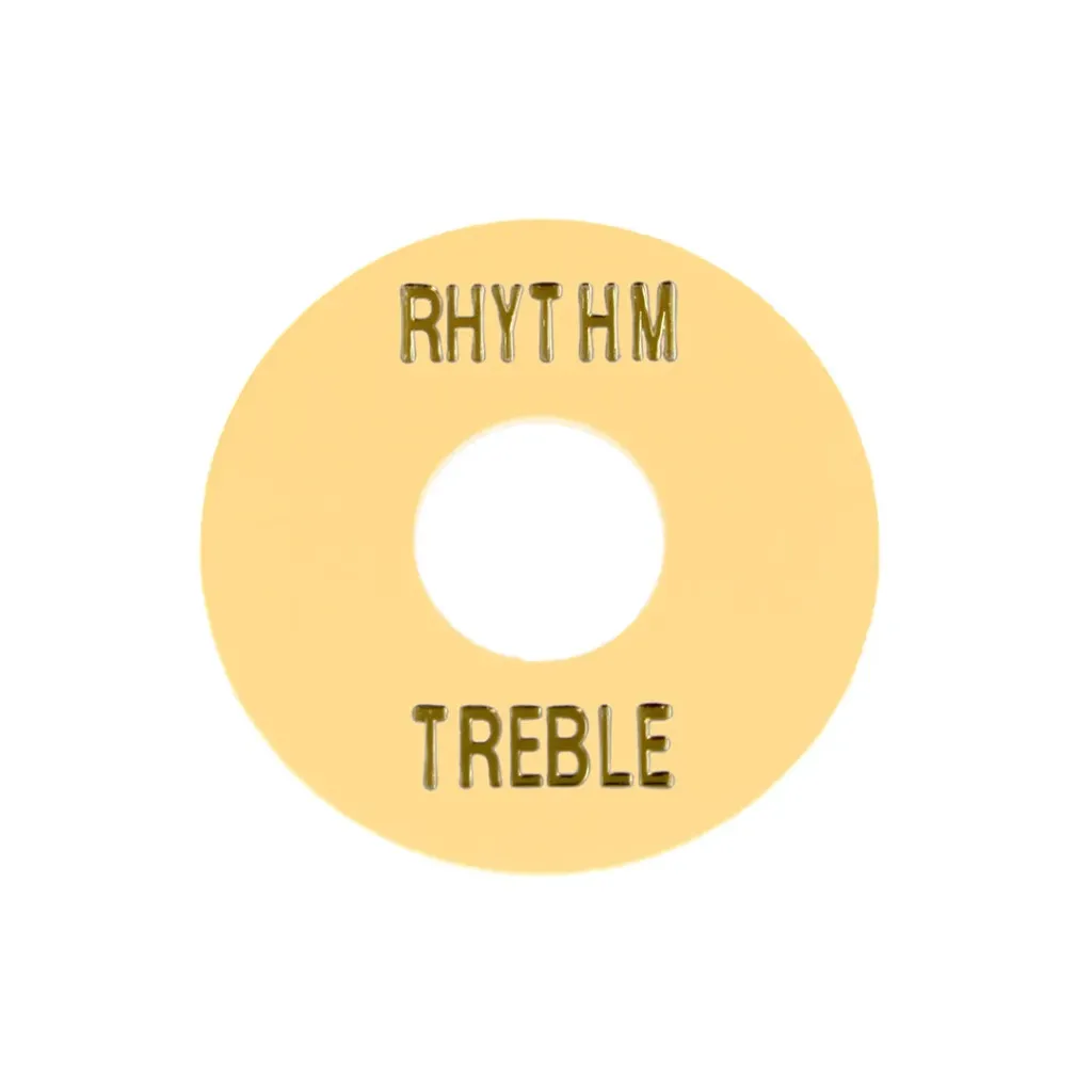 [AP-0663-028] Allparts AP-0663 Rhythm and Treble Switch Ring, Cream plastic