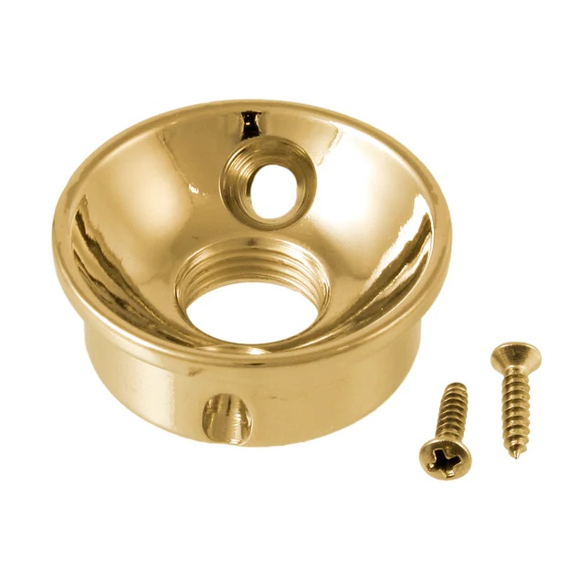 Allparts AP-5270 Retrofit Socket Jackplate for Telecaster®, Gold