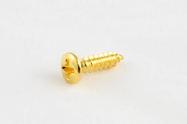 Allparts GS-0001 Standard Pickguard Screws, Gold, Pack of 20