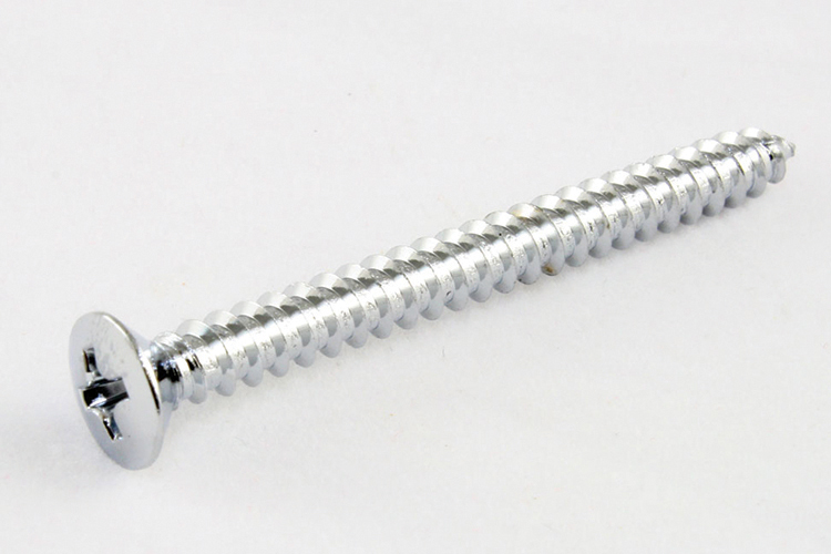 [GS-0005-010] Allparts GS-0005 Neckplate Screws, Chrome, Pack of 4