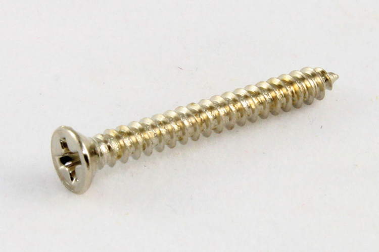 Allparts GS-0008 Tall Humbucking Ring Screws, Nickel, Pack of 8