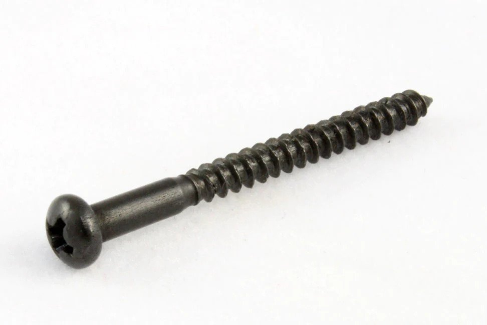 Allparts GS-0011 Bass Pickup Screws, Black, Pack of 8