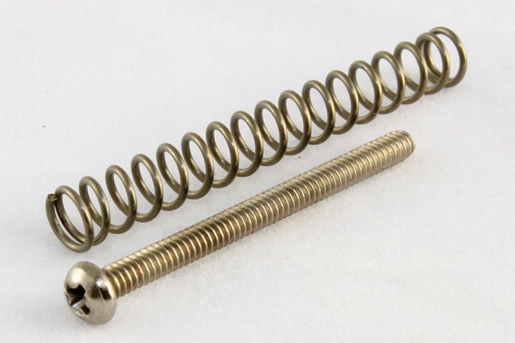 Allparts GS-0012 Long Humbucking Screws, Nickel, Pack of 4