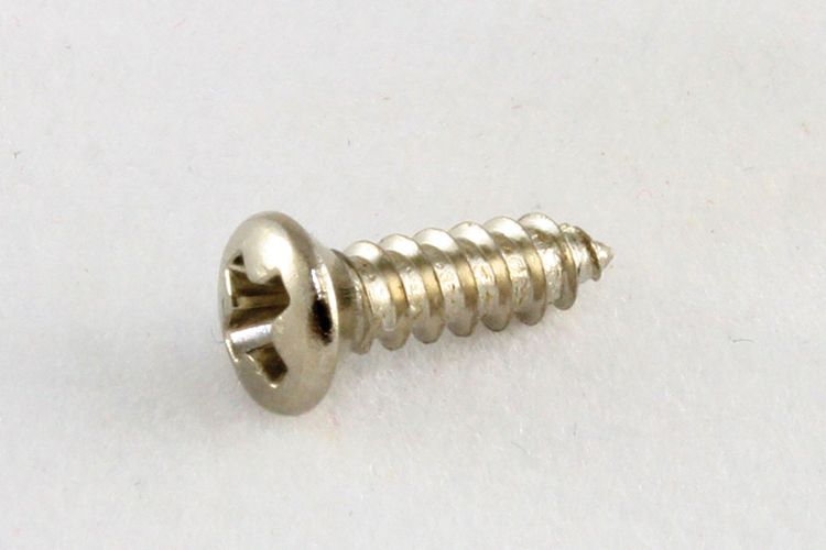 Allparts GS-0050 Gibson® Size Pickguard Screws, Nickel, Pack of 20