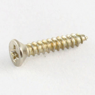 Allparts GS-3397 Short Humbucking Ring Screws, Nickel, Pack of 8